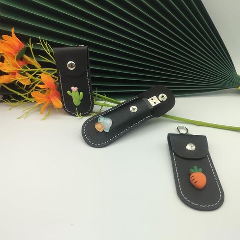 3Pcs Creative USB Flash Drive Case Cartoon Theme USB Storage Case USB Case USB Protective Case Protect USB Flash Drive in Kuwait