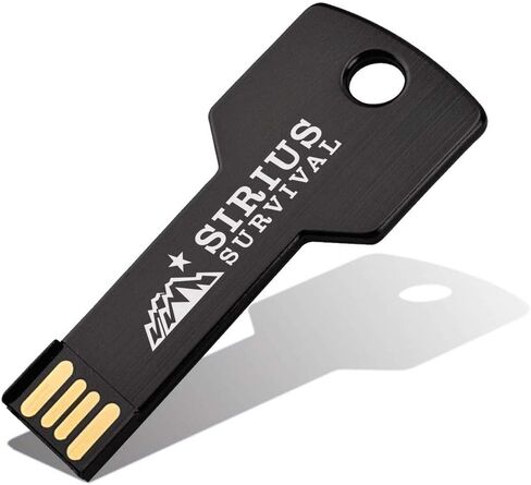 محرك أقراص فلاش USB آمن على شكل حلقة مفاتيح بسعة 128 جيجابايت in Kuwait
