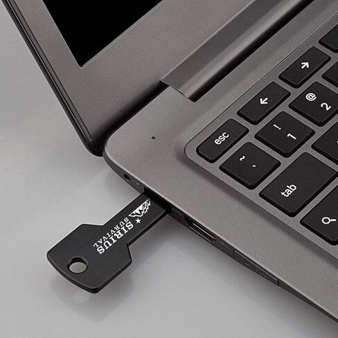 محرك أقراص فلاش USB آمن على شكل حلقة مفاتيح بسعة 128 جيجابايت in Kuwait