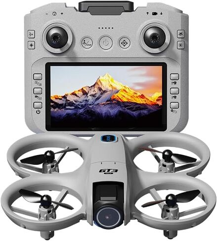 FPV Drone with HD Camera, RC Drone with Sceen on Controller, Optical Flow Positioning & Intelligent Obstacle Avoidance Mini RC Quadcopter Beginner-Friendly Indoor Outdoor Aerial Photography GT3 Drone for Beginers Adults in Saudi Arabia