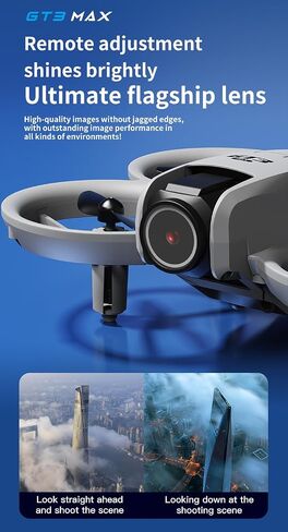 FPV Drone with HD Camera, RC Drone with Sceen on Controller, Optical Flow Positioning & Intelligent Obstacle Avoidance Mini RC Quadcopter Beginner-Friendly Indoor Outdoor Aerial Photography GT3 Drone for Beginers Adults in Saudi Arabia