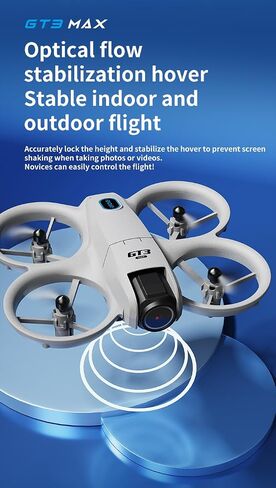 FPV Drone with HD Camera, RC Drone with Sceen on Controller, Optical Flow Positioning & Intelligent Obstacle Avoidance Mini RC Quadcopter Beginner-Friendly Indoor Outdoor Aerial Photography GT3 Drone for Beginers Adults in Saudi Arabia