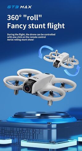 FPV Drone with HD Camera, RC Drone with Sceen on Controller, Optical Flow Positioning & Intelligent Obstacle Avoidance Mini RC Quadcopter Beginner-Friendly Indoor Outdoor Aerial Photography GT3 Drone for Beginers Adults in Saudi Arabia
