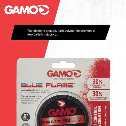 Gamo PBA Blue Flame .177 Cal Non‑Lead Pellets - 5.1 Grain - 100 Count in Saudi Arabia