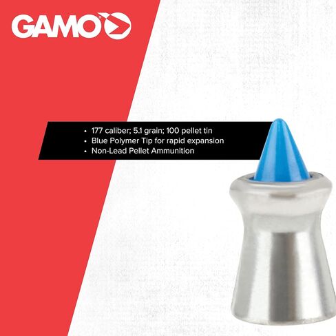 Gamo PBA Blue Flame .177 Cal Non‑Lead Pellets - 5.1 Grain - 100 Count in Saudi Arabia