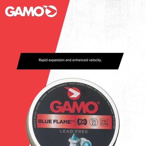 Gamo PBA Blue Flame .177 Cal Non‑Lead Pellets - 5.1 Grain - 100 Count in Saudi Arabia