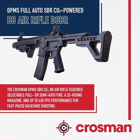 DPMS SBR CO2 BB Air Rifle - 25-Round Mag - 430 FPS - Black in Saudi Arabia