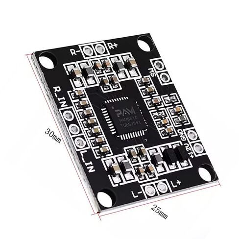 PAM8610 Digital Audio Amplifier Module 2x15W 2 Channel Stereo Class D High Efficiency Low Distortion Audio Amp Board in Saudi Arabia