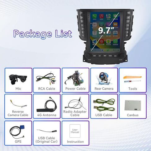 9.7 Inch Car Radio Compatible with Acura TL 2004-2008 in Saudi Arabia
