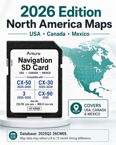 Anture Navigation SD Card KR9D66EZ1, 2026 Offline Map Data in Saudi Arabia