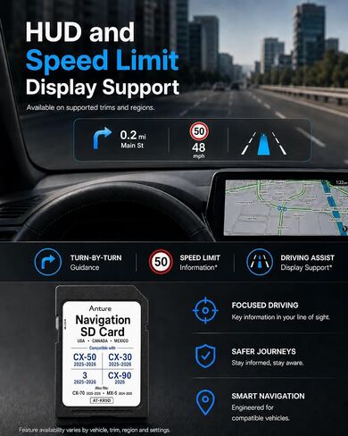 Anture Navigation SD Card KR9D66EZ1, 2026 Offline Map Data in Saudi Arabia