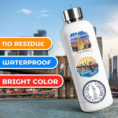 200PCS New York Stickers, Waterproof NYC Travel Stickers in Saudi Arabia