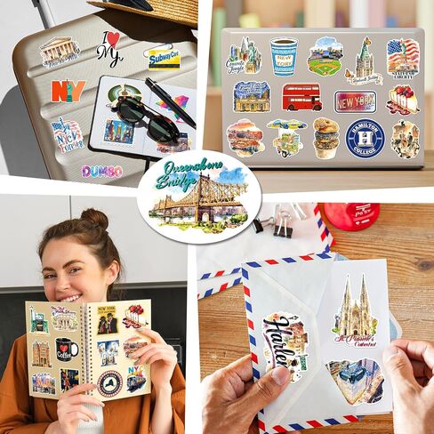 200PCS New York Stickers, Waterproof NYC Travel Stickers in Saudi Arabia