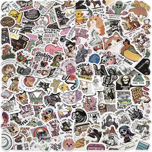 600 Pcs Funny Stickers for Adults, Sticker Pack for Water Bottle Laptop in Saudi Arabia
