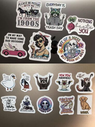 600 Pcs Funny Stickers for Adults, Sticker Pack for Water Bottle Laptop in Saudi Arabia