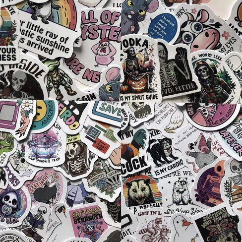 600 Pcs Funny Stickers for Adults, Sticker Pack for Water Bottle Laptop in Saudi Arabia