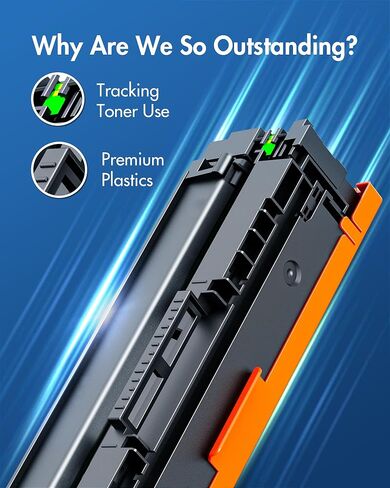 206A Compatible Replacement HP 206A Black Toner Cartridge 2 Pack M283fdw in Kuwait