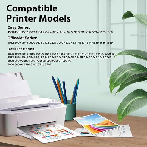 Paeolos 61XL Ink Cartridges Replacement for HP 61 Ink Cartridges Combo Pack in Saudi Arabia