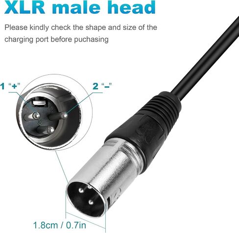 29V 5A 3-Pin Male XLR Charger for 24V Battery for Pride Mobility, Jazzy Power Chair, Lakematic,Golden Technologies, ShopRider Rascal，Drive Medical,24BC5000TF-1 Go-Go Elite Traveller in Kuwait