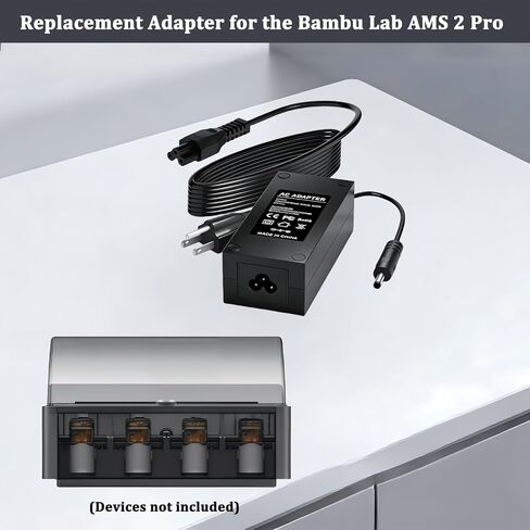 24V Power Adapter for the Bambu Lab AMS 2 Pro Automatic Feeding System in Saudi Arabia