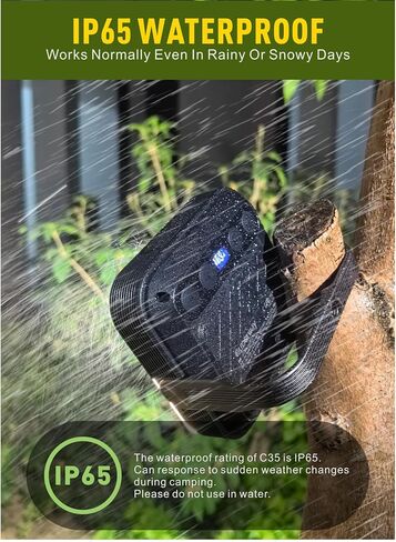 20000mAh Rechargeable LED Camping Lantern - 1600LM, QC3.0 22.5W, 4 - Color Switch, IPX5 Waterproof - Perfect for Camping, Hiking & Emergency Situations(Black) in Kuwait