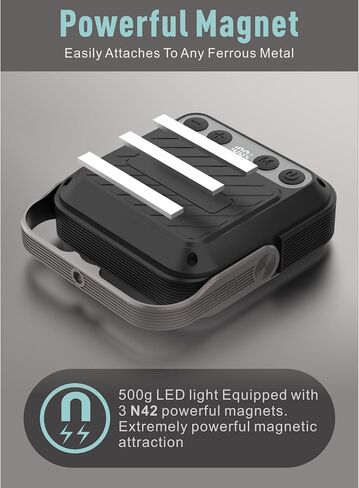 20000mAh Rechargeable LED Camping Lantern - 1600LM, QC3.0 22.5W, 4 - Color Switch, IPX5 Waterproof - Perfect for Camping, Hiking & Emergency Situations(Black) in Kuwait