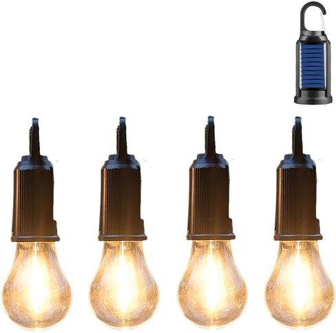 5 Pack Camping Lights with Remote Control Timer Function Tent Lamp Hanging Outdoor Camp Rechargeable Bulb Portable Lantern with Clip Hook 3 Lighting Modes for Hiking Backpacking Warm Light in Saudi Arabia