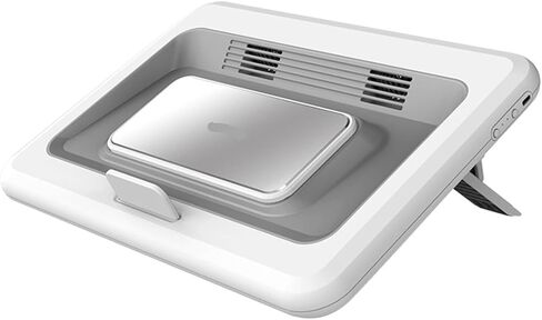 Gaming Laptop Cooler with 2 Cooling Silent Fans Laptop Heat Sink Adjustable Notebook Cooler Stand in Saudi Arabia