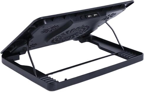 Lightweight Laptop Cooling Pad Cooler Radiator 5 Silent Fans with Adjustable Stand for 12"-17" Notebook in Saudi Arabia