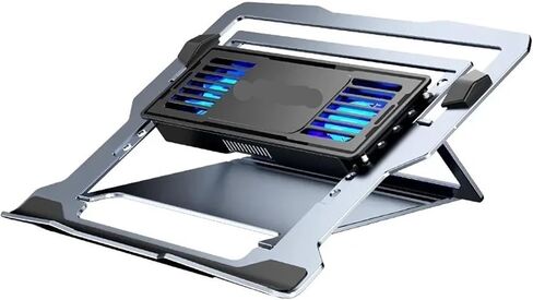 Laptop Cooler Suitable for 11-17.3 Inch Laptops, Cooling Base with 4 Adjustable Levels, Flat Laptop Cooler in Saudi Arabia