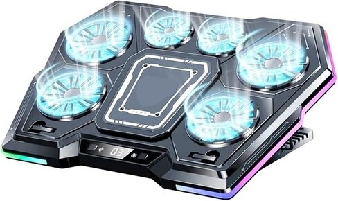 Rapid Cooling Laptop Computer Stand Radiator Cooling Base Pad Cooler Notebook Cooling Gaming Laptop Holder in Saudi Arabia