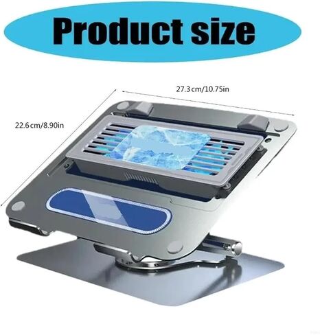Laptop Cooling Pad, Laptop Stand Rod, Silent Motor, Gaming Laptop Fan Stand, Laptop Cooling Rack in Saudi Arabia