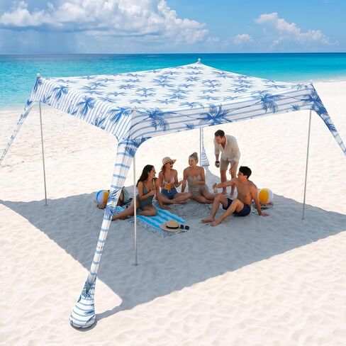 Sekey Aluminum Beach Shade Sun Shelter 10x10 FT Beach Canopy in Saudi Arabia