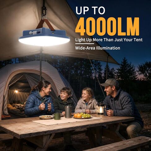 Rechargeable Camping Light, Magnetic Hanging Tent Light in Kuwait