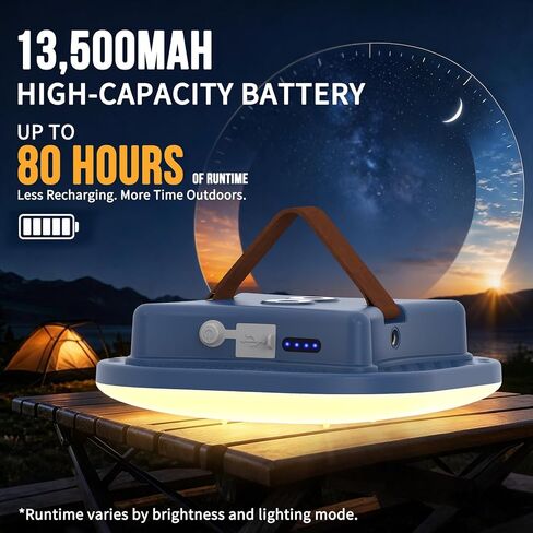 Rechargeable Camping Light, Magnetic Hanging Tent Light in Kuwait