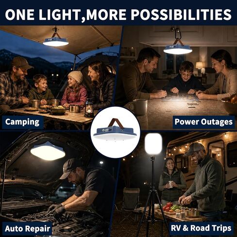 Rechargeable Camping Light, Magnetic Hanging Tent Light in Kuwait