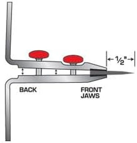 Lansky Rubber-Jaw Multi Angle Knife clamp RCLAMP , White in Saudi Arabia