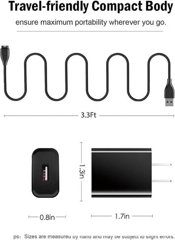 Charger for Garmin Watch Forerunner 965 265 255 165 55, Fenix 8 7 6 5 Cable in Kuwait