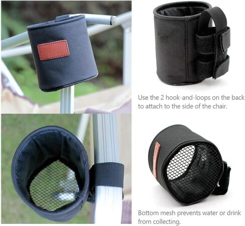 Camping Chair Cup Holder, Side Drink Holder Accessory for Folding Chairs in Kuwait