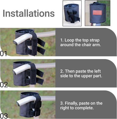 Camping Chair Cup Holder, Side Drink Holder Accessory for Folding Chairs in Kuwait