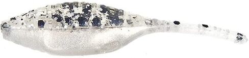 Bass Assassin Lures Shad Lure-Pack of 15, Salt and Pepper Silver, 1.5-Inch in Saudi Arabia