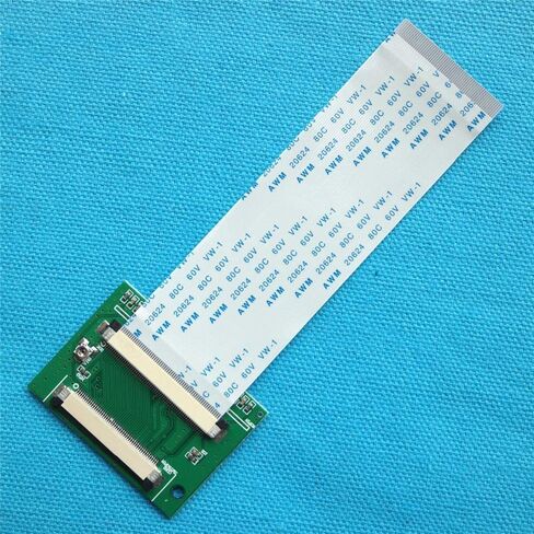 Cables & Connectors 60 Pin to 50 Pin ZIF 0.5mm TTL Connector Adapter for HSD070IDW1 HSD080IDW1 LCD 2set/lot - (Cable Length: Other) in Kuwait