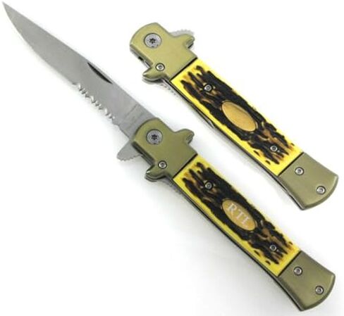 Shivam Personalized Stainless Steel LockBack knife in Kuwait