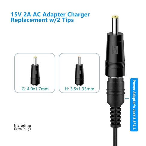 Adapter 15V Power Supply Cord Massage Gun Charger for Theragun Prime, Theragun Mini Massage Gun Model BR-GUN-002, G4-MINI-RED-PKG-US [Theragun Mini/Theragun Prime] 2A Charging Cable in Kuwait