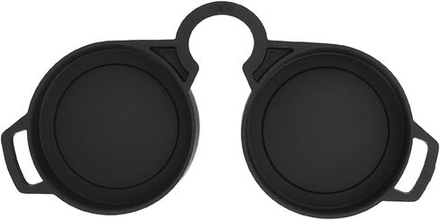 CHICIRIS Binocular Rainguard Cover, Eyepiece Lens Dustguard Rubber Protective Accessories for 42-45mm Ocular Lens Outer Tube, with Strap Attachment in Kuwait