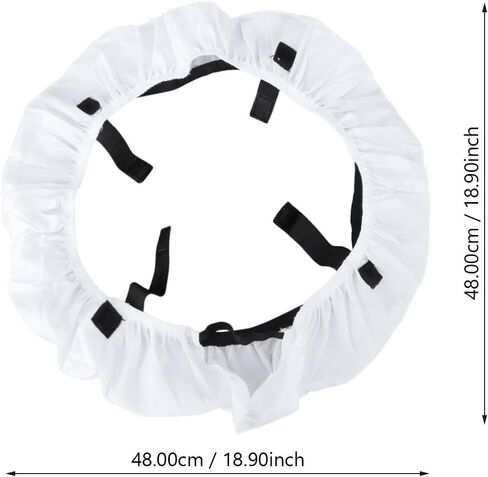 Nylon Foldable Ring White Softbox for Photography, Flash Diffuser in Kuwait