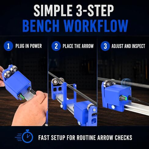 Electric Arrow Spinner Tester Arrow Straightness Checker in Kuwait