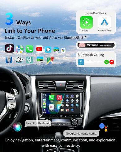 8-Core 4+64G Car Radio for Nissan Altima 2013-2018, Physical Buttons Knobs in Kuwait