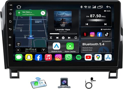 for Toyota Tundra 2007-2013 Sequoia 2008-2018 Car Radio Stereo Upgrade: in Kuwait
