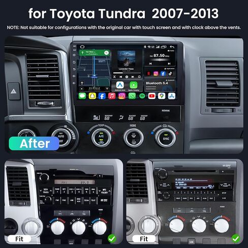 for Toyota Tundra 2007-2013 Sequoia 2008-2018 Car Radio Stereo Upgrade: in Kuwait